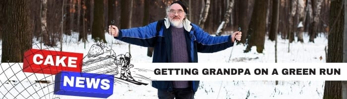 FUNNY SKI GRANDPA